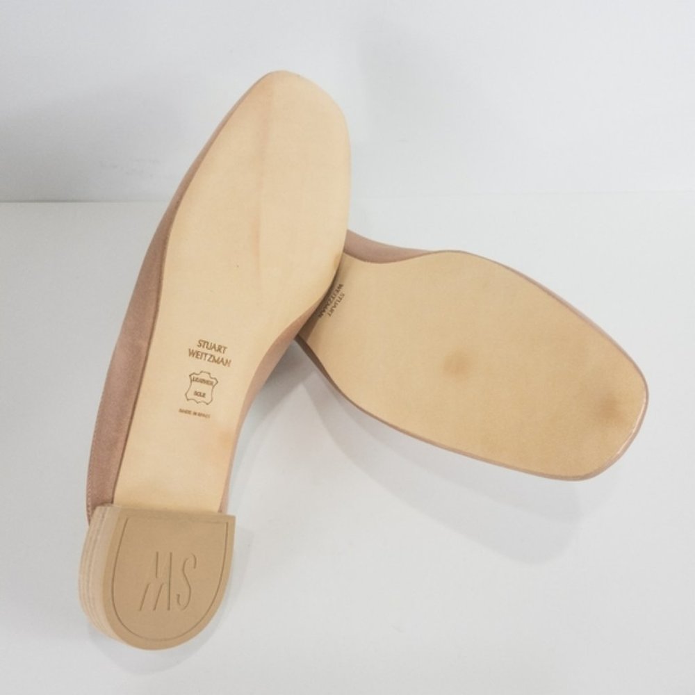 Stuart Weitzman Mulearky Mule Sandals Adobe - Picture 9 of 9